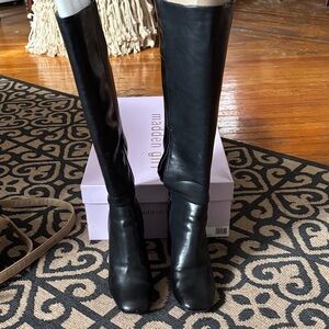 Madden Girl Sleek Black Tall Boots